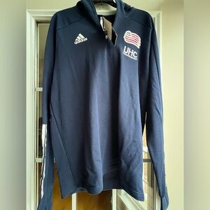 NWT New England Revolution adidas Anthem Full-Zip Z.N.E. Jacket - Navy MLS